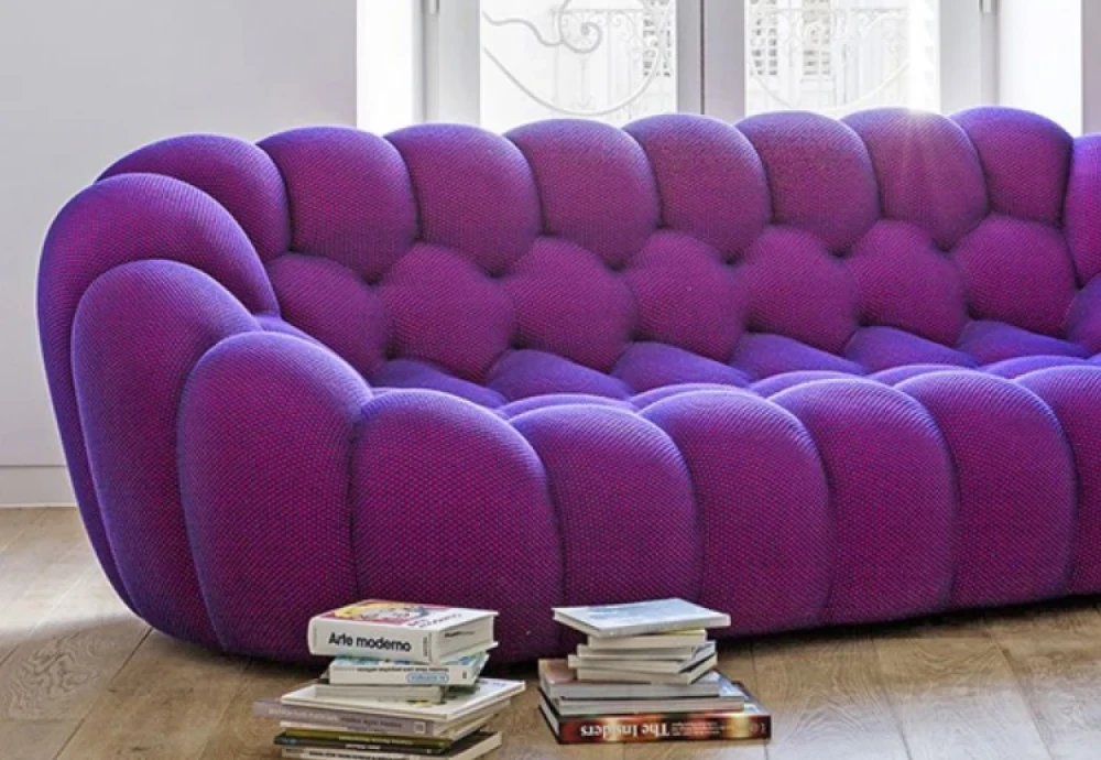 bubble 2 couch blue