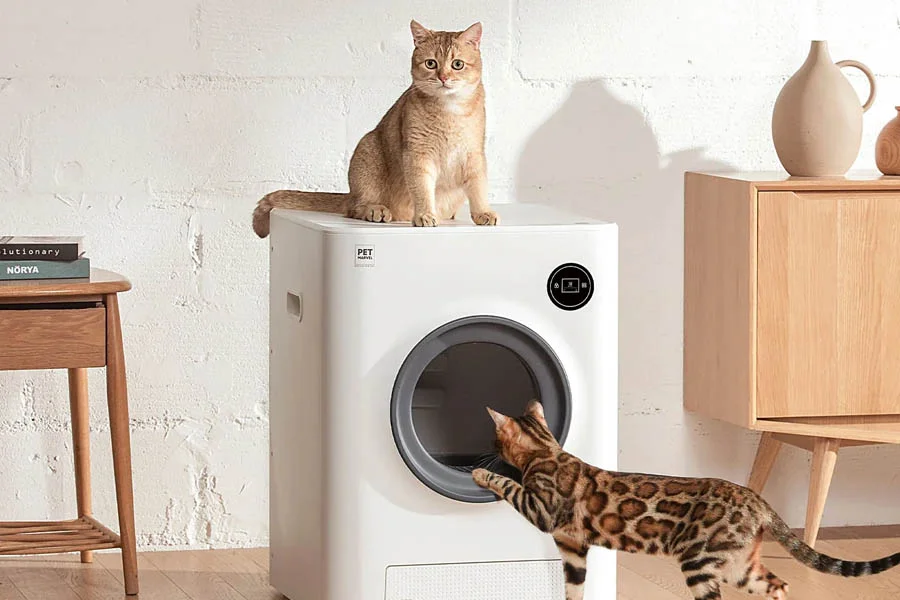 electronic litter box