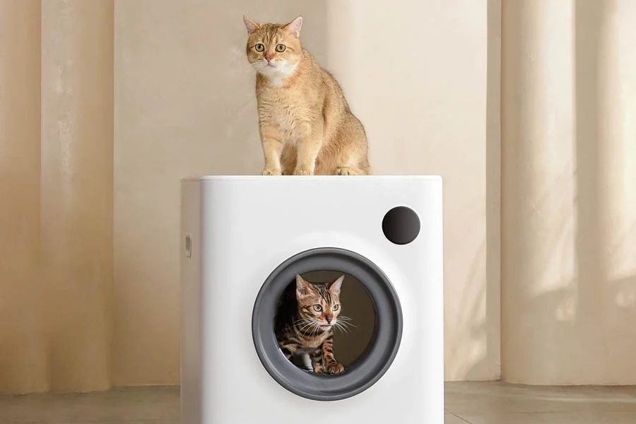 electronic litter box