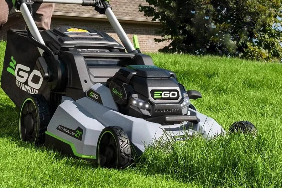 lightweight electric lawn mower