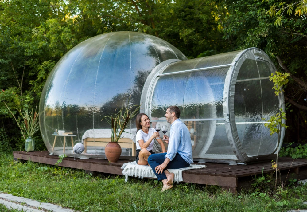 crystal bubble tent